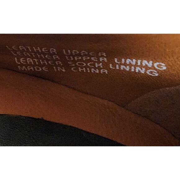 EARTHIES VANYA PEWTER LEATHER FLATS LOAFERS SLIP ONS DRESS SHOES WOMENS SIZE 5B - Picture 6 of 8